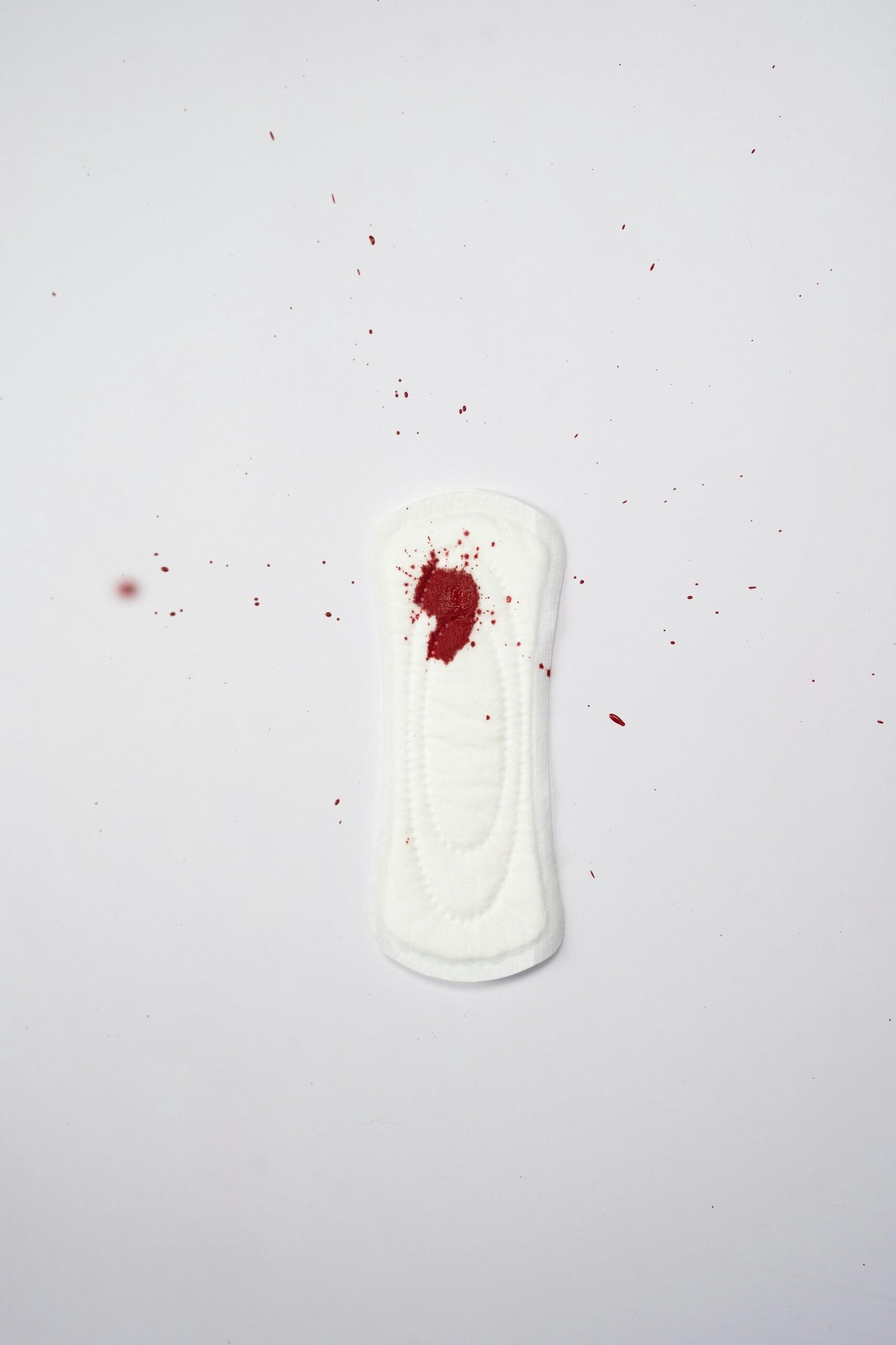 Sanitary Pad on White Background