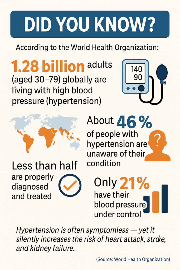 "Global Hypertension Statistics – WHO 2025 Insights"