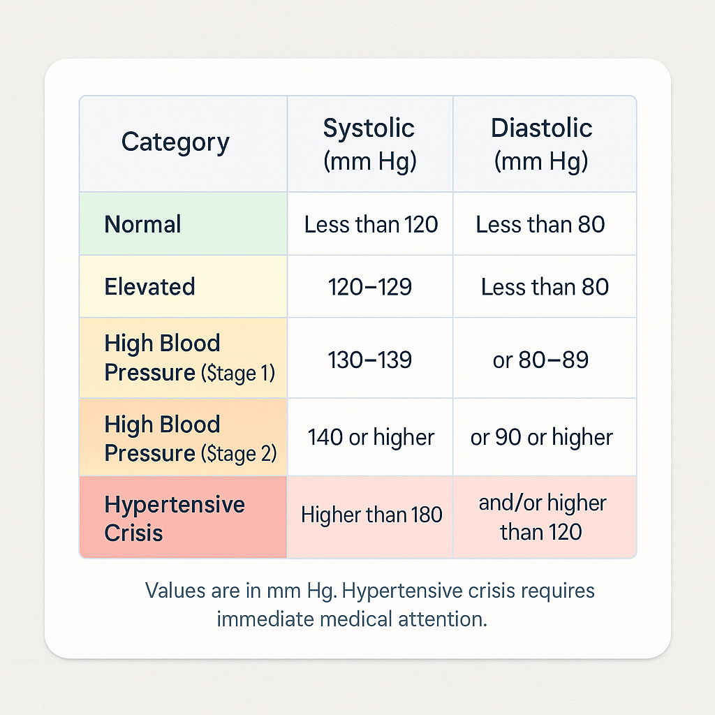 Blood Pressure Categories