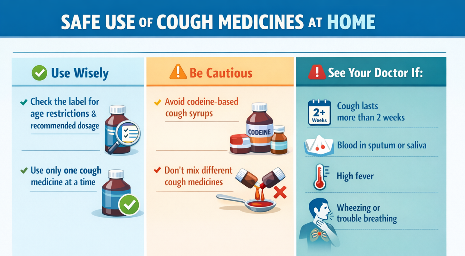 Safe Use of COugh Medicines at Home