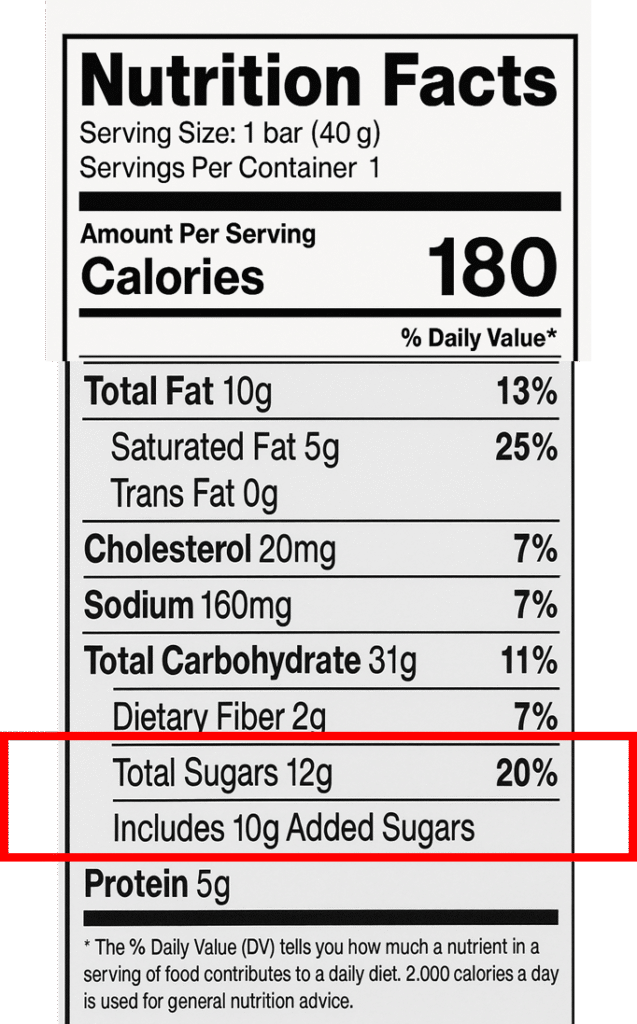 Total Vs Added Sugars