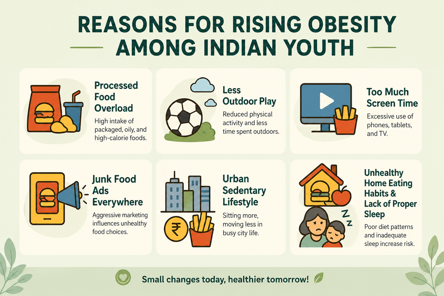 Reason for Rising Obesity