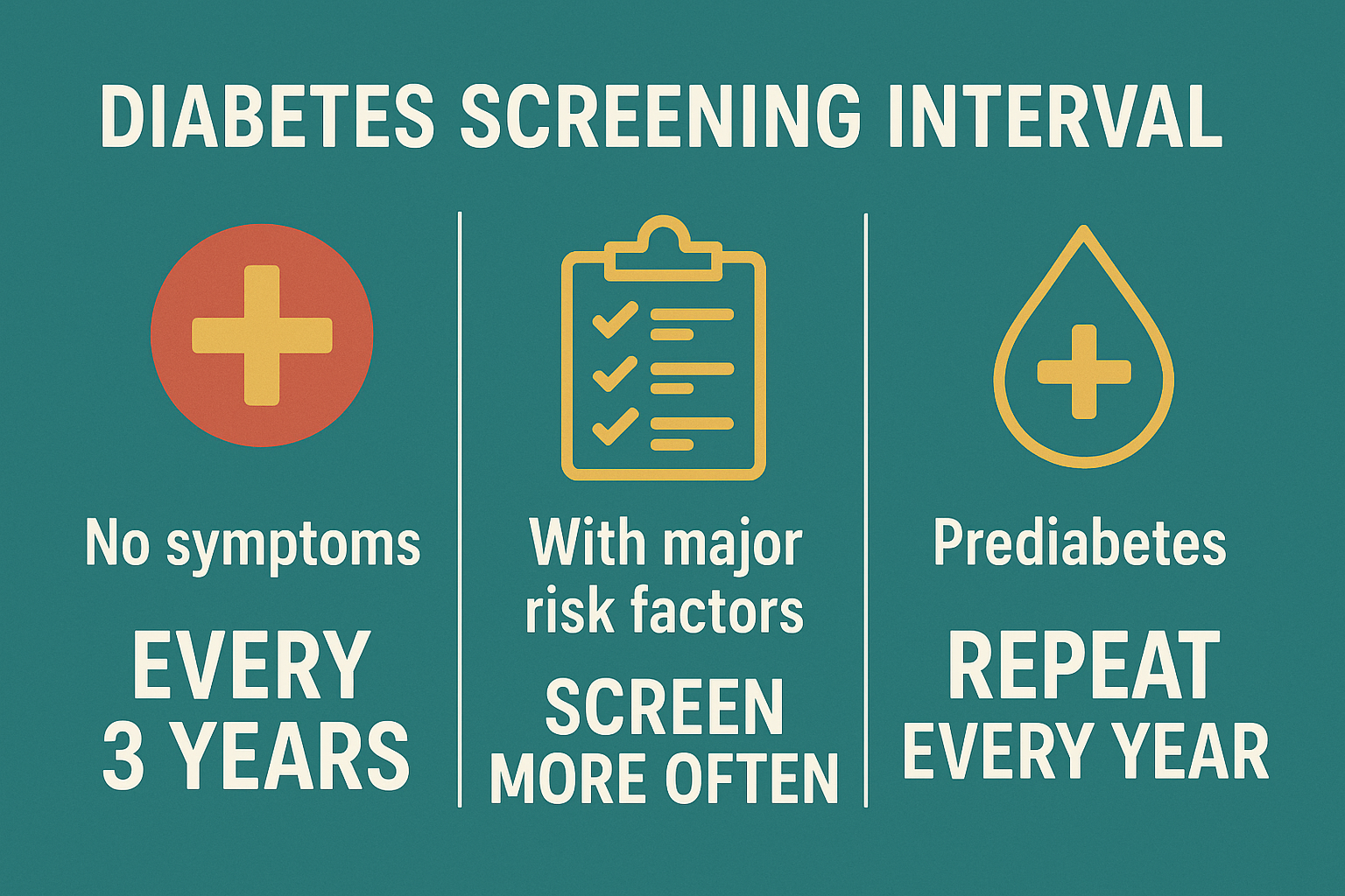 Diabetes Screening Interval Recommendation