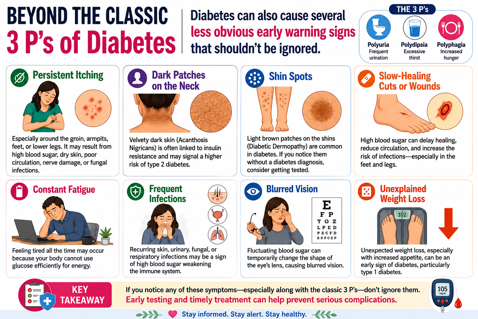 Beyond the Classical 3 P’s of Diabetes 
