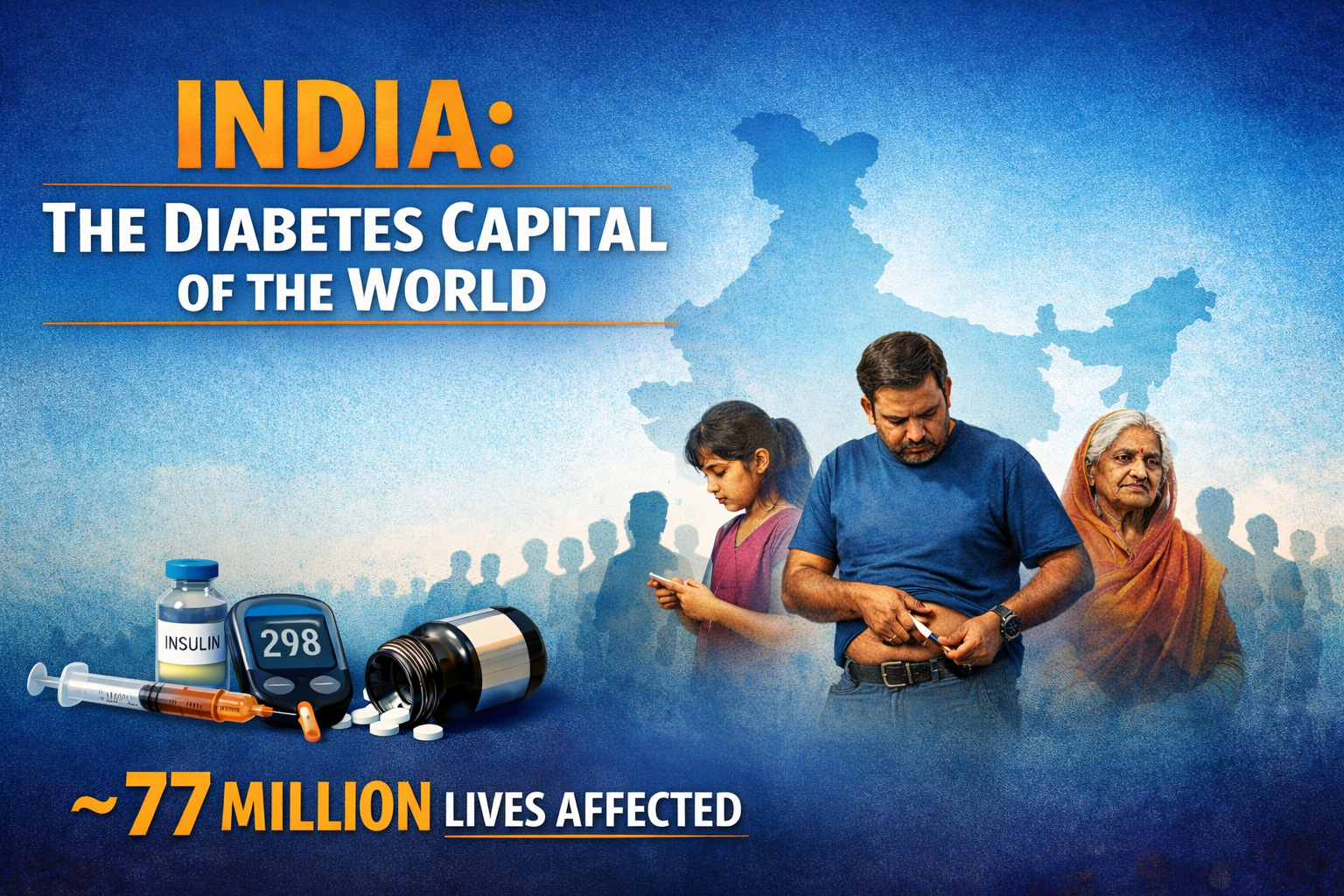 INDIA THE DIABETES CAPITAL OF THE WORLD