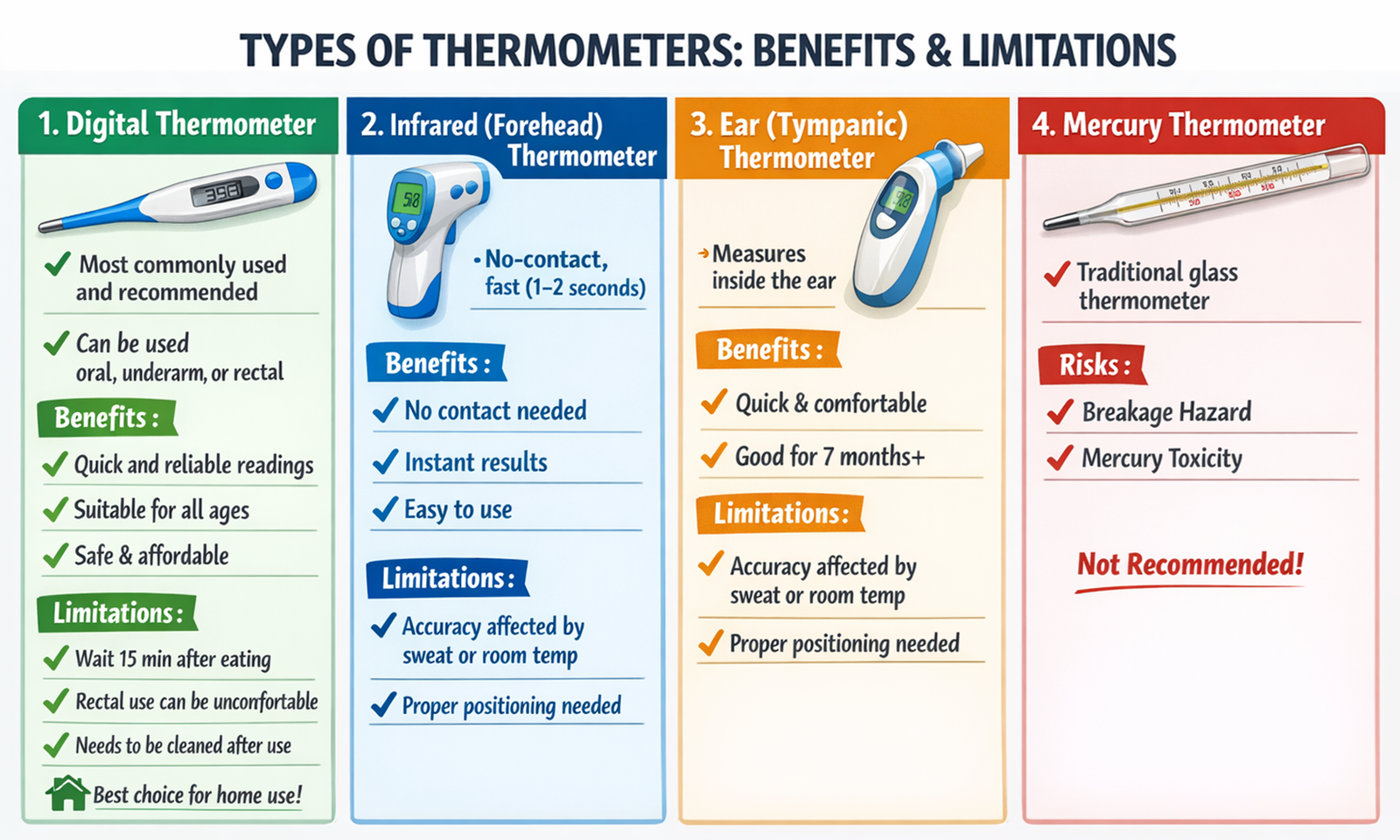 Thermometer Benefits & Limitations