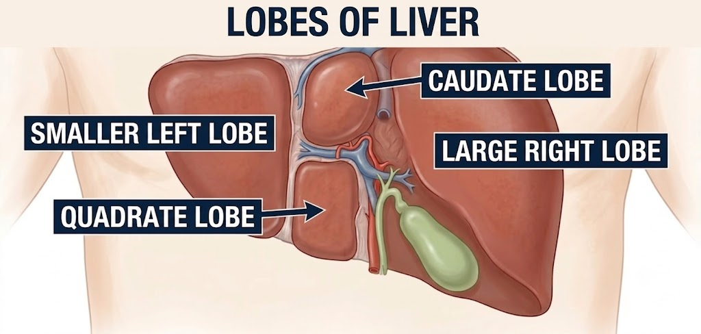 Lobes of Liver