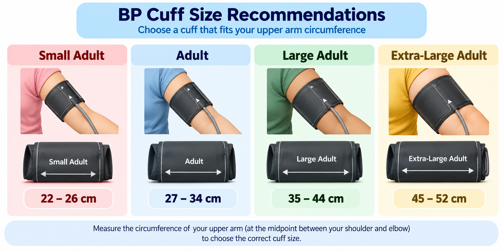 BP Cuff Size Recommendations